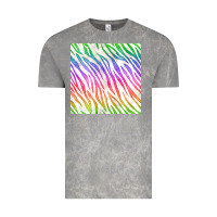 Cloud Rock watercolor rainbow zebra seamless pattern Vintage Tee - BundleAndBundleShop