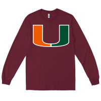 Burgundy miami Long Sleeve Tee - linhVisuals