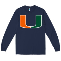 Navy miami Long Sleeve Tee - linhVisuals