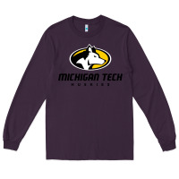 Plum michigan tech Long Sleeve Tee - linhVisuals