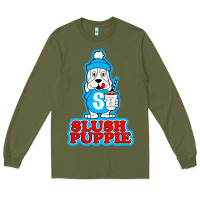 Army Green slush puppie cute Long Sleeve Tee - linhVisuals