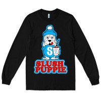 Black slush puppie cute Long Sleeve Tee - linhVisuals