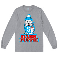 Heather Grey slush puppie cute Long Sleeve Tee - linhVisuals