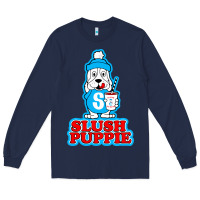 Navy slush puppie cute Long Sleeve Tee - linhVisuals