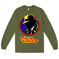 Army Green dick tracy Long Sleeve Tee - linhVisuals