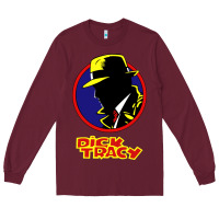 Burgundy dick tracy Long Sleeve Tee - linhVisuals