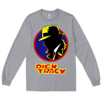 Heather Grey dick tracy Long Sleeve Tee - linhVisuals