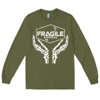 Army Green fragile express death stranding Long Sleeve Tee - linhVisuals