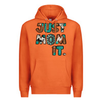 Carrot just mom it cowhide turquoise Premium Hoodie - Jasminsmagicworld