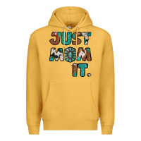 Mustard just mom it cowhide turquoise Premium Hoodie - Jasminsmagicworld