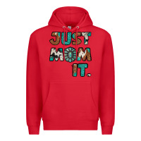 Red just mom it cowhide turquoise Premium Hoodie - Jasminsmagicworld