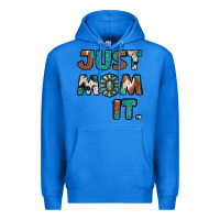 True Royal just mom it cowhide turquoise Premium Hoodie - Jasminsmagicworld