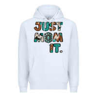 White just mom it cowhide turquoise Premium Hoodie - Jasminsmagicworld