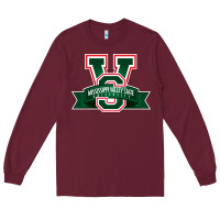 Burgundy mississippi valley Long Sleeve Tee - linhVisuals