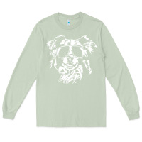 Matcha border collie dog t  shirt border collie with sunglasses cool dog t  s Long Sleeve Tee - linhVisuals