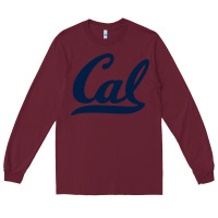 Burgundy california Long Sleeve Tee - linhVisuals