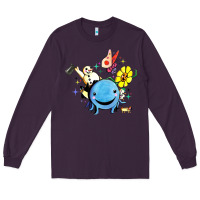 Plum oswald the octopus Long Sleeve Tee - linhVisuals