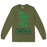 Army Green ul  university of limerick Long Sleeve Tee - linhVisuals