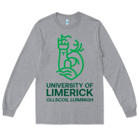 Heather Grey ul  university of limerick Long Sleeve Tee - linhVisuals