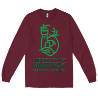 Burgundy ul  university of limerick Long Sleeve Tee - linhVisuals