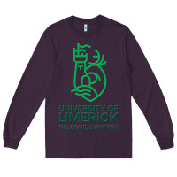Plum ul  university of limerick Long Sleeve Tee - linhVisuals