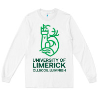 White ul  university of limerick Long Sleeve Tee - linhVisuals