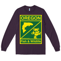 Plum oregon fish & wildlife deadheads unite! Long Sleeve Tee - linhVisuals