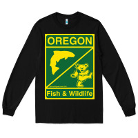 Black oregon fish & wildlife deadheads unite! Long Sleeve Tee - linhVisuals