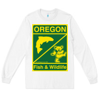 White oregon fish & wildlife deadheads unite! Long Sleeve Tee - linhVisuals