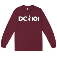Burgundy DC 101 Long Sleeve Tee - linhVisuals