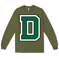 Army Green dartmouth Long Sleeve Tee - linhVisuals