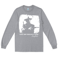 Heather Grey josey wales player film Long Sleeve Tee - linhVisuals