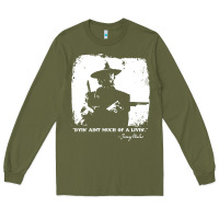 Army Green josey wales player film Long Sleeve Tee - linhVisuals