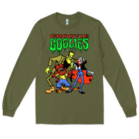 Army Green groovie ghoulies Long Sleeve Tee - linhVisuals