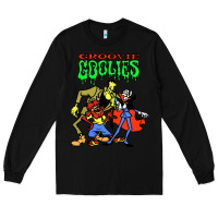 Black groovie ghoulies Long Sleeve Tee - linhVisuals