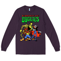 Plum groovie ghoulies Long Sleeve Tee - linhVisuals