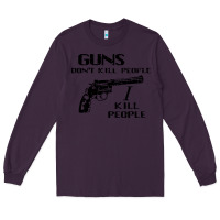 Plum guns dont kill people i kill people 1996 Long Sleeve Tee - linhVisuals