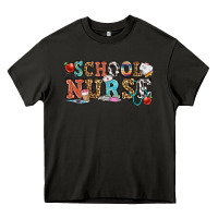 Asphalt school nurse Heavy Core Tee - OliviaCreatesArt