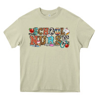 Mossy school nurse Heavy Core Tee - OliviaCreatesArt
