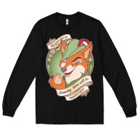 Black chin up   robin hood Long Sleeve Tee - linhVisuals