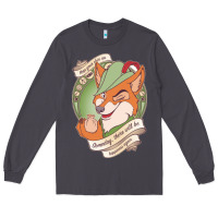 Smoke chin up   robin hood Long Sleeve Tee - linhVisuals