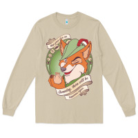 Mushroom chin up   robin hood Long Sleeve Tee - linhVisuals