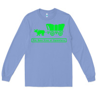 Colony Blue you have died of dysentery oregon trail Long Sleeve Tee - linhVisuals