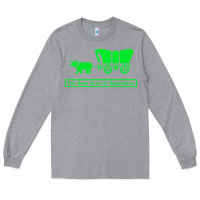 Heather Grey you have died of dysentery oregon trail Long Sleeve Tee - linhVisuals