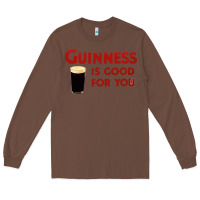 Chestnut guiness is good for you (and me) hq fnny Long Sleeve Tee - linhVisuals