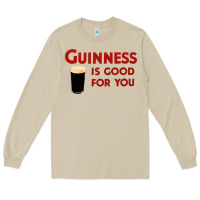 Mushroom guiness is good for you (and me) hq fnny Long Sleeve Tee - linhVisuals