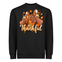 Black Thankful black girl sneakers Heavyweight Sweatshirt - RanaPortraitStore
