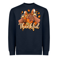 Navy Thankful black girl sneakers Heavyweight Sweatshirt - RanaPortraitStore