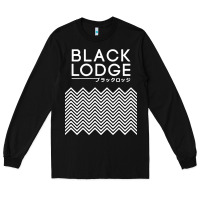 Black twin peaks inspired japanese black lodge Long Sleeve Tee - linhVisuals