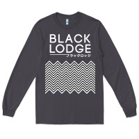 Smoke twin peaks inspired japanese black lodge Long Sleeve Tee - linhVisuals